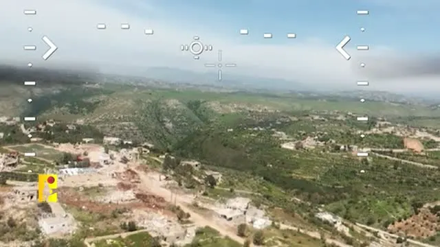 Hezbollah dive-drone strike on an IDF Namer APC, Al-Qantara