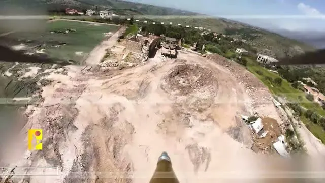 Hezbollah dive-drone strike on an IDF Merkava tank, Al-Qantara