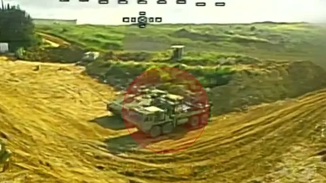 HEMTT logistics vehicle, Manara site (Ababil dive drone)