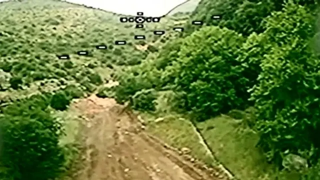 Engineering vehicle, Khallet Raj in Deir Siryan (dive drone)