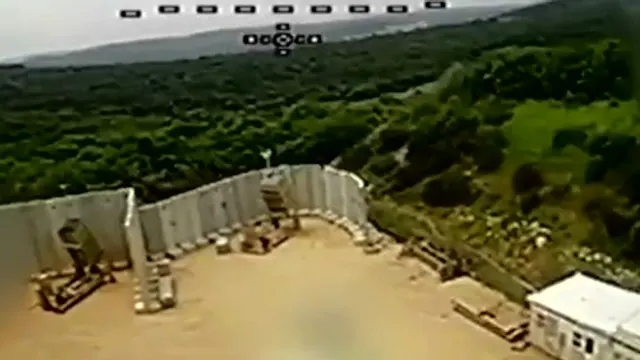 Iron Dome platform, Shomera settlement (dive drone)