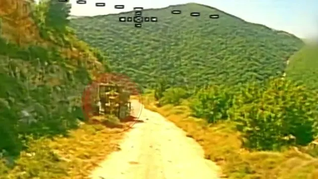 D9 bulldozer, Zawtar al-Sharqiyah (Ababil dive drone)