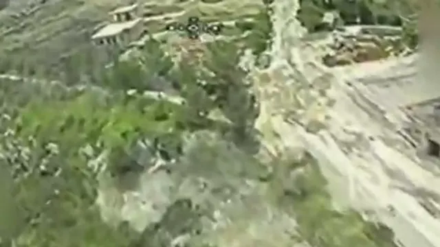 Soldiers' position and "Humvee" vehicle, vicinity of Beaufort Castle (two Ababil dive drones)