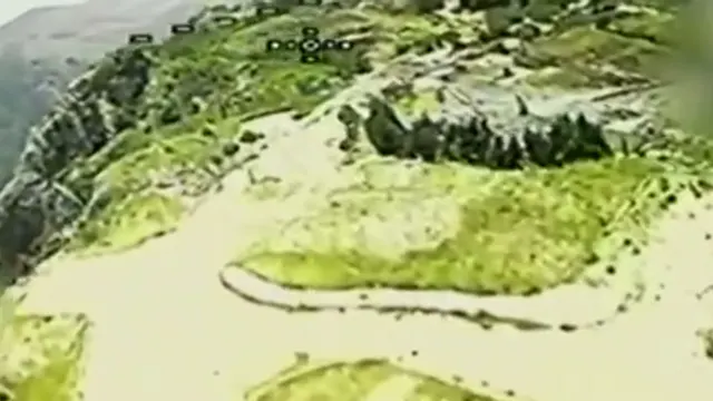 Israeli army soldier gathering, vicinity of Beaufort Castle (Ababil dive drone)
