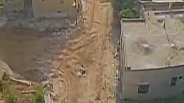 Israeli army soldiers, eastern outskirts of Zawtar al-Sharqiyah (Ababil dive drone)