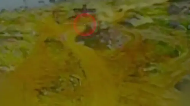 Humvee carrying Israeli army soldiers, city of Khiam (Ababil dive drone)