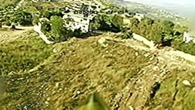 Newly established Israeli army command center, vicinity of Beaufort Castle (Ababil dive drone)